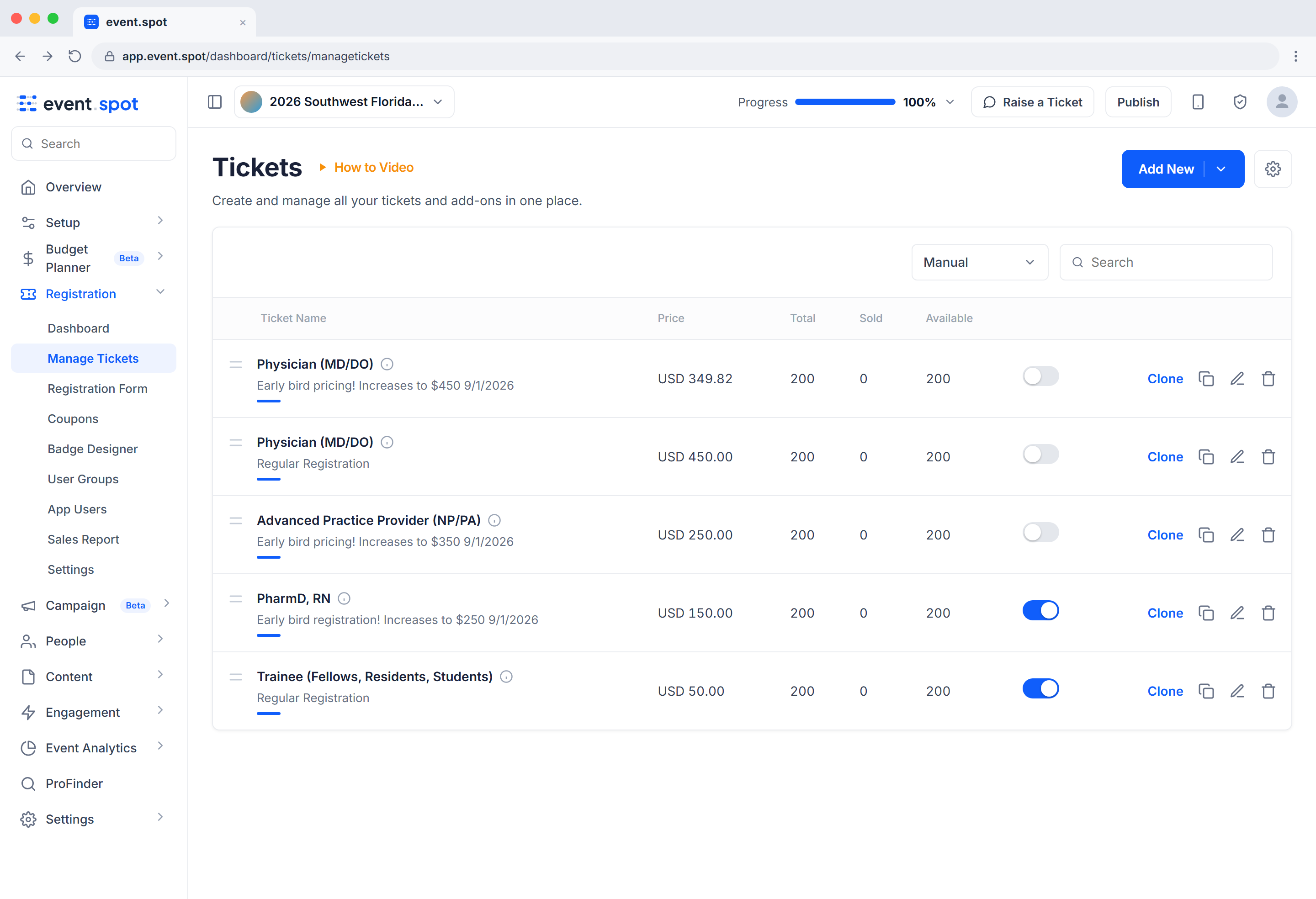 Ticket management